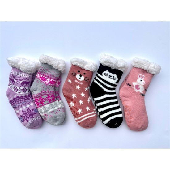Winter Kids Fluffy Socks