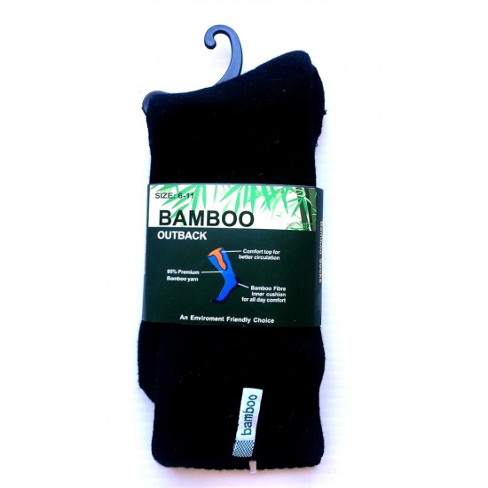 Bamboo Socks Outback Navy (11-14)