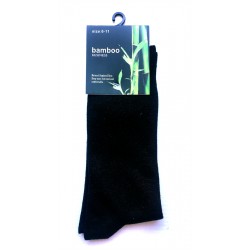 Bamboo Socks Business Black  (11-14)